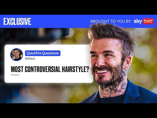 David Beckham’s 29 Questions With Gary Neville | Overlap Xtra