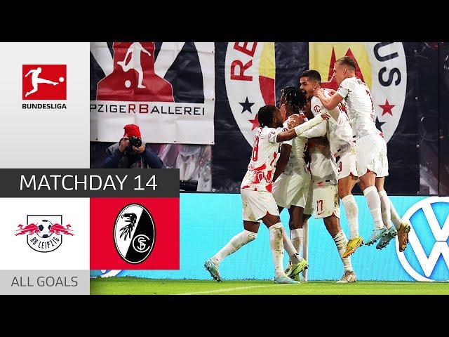 2 goals in 2 minutes!  | RB Leipzig - SC Freiburg 3-1 | All Goals | Matchday 14 – Bundesliga 2022/23