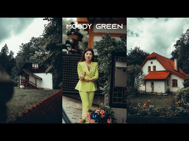 MOODY GREEN Presets - Lightroom Mobile Preset Free DNG | Moody Green Portrait Presets