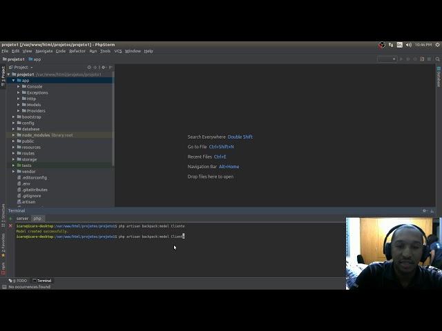 014 - Setup do model e controller no laravel backpack