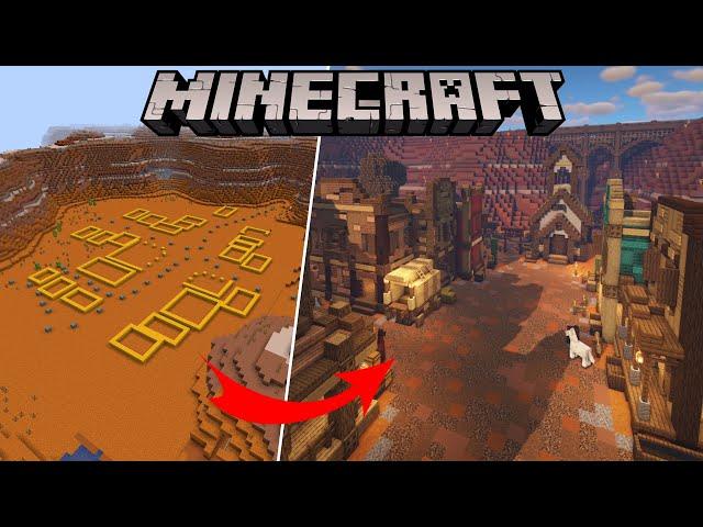 УЛУЧШИЛ ДЕРЕВНЮ в МЕСЕ Майнкрафт 1.16.4 | Wild West Town in Minecraft | Дикий запад в Майнкрафт