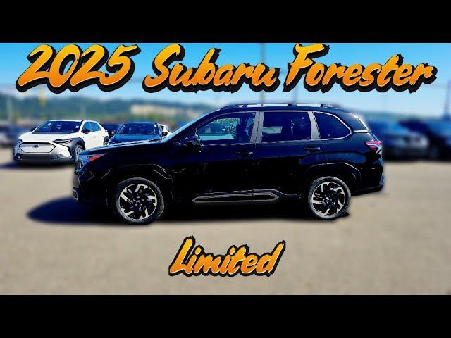 2025 Subaru Forester limited Crystal Black Silica 25FR4996