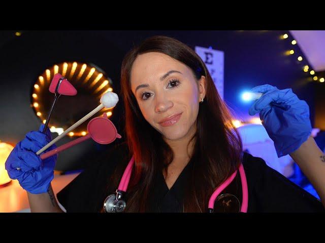 ASMR / Full Doctor Medical Exam (ear, eye, face, scalp, physical checkup)