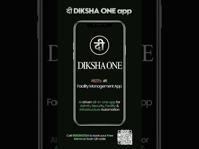 DIKSHA ONE app India's #1 Facility Management app