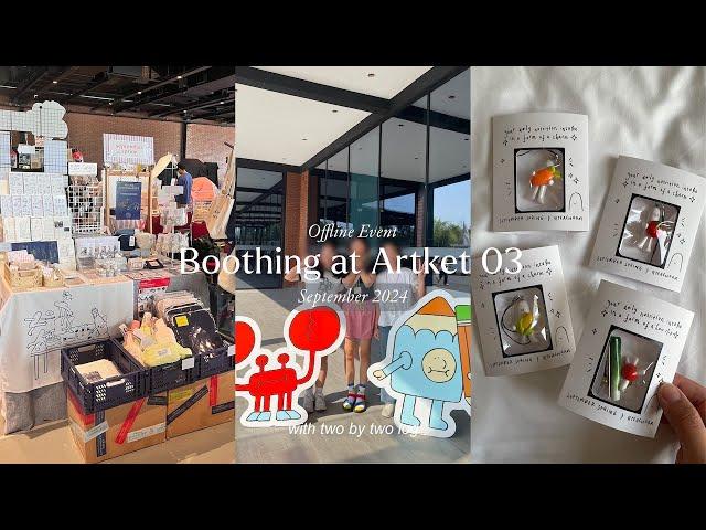 september spring at ARTKET 03!busy month, boothing in jakarta, small business vlogindonesia