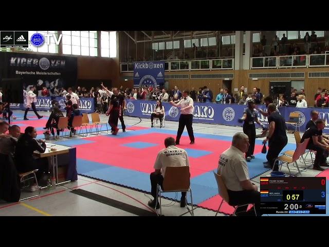 Bayerische Meisterschaft 24 - LC - S F -65kg - Yvonne Fischer vs Maria Riepl