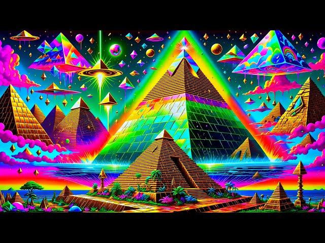 Magic Pyramid - Copyright Free Abstract Background Video, Screensaver 4K | Ultra HD (No Sound)