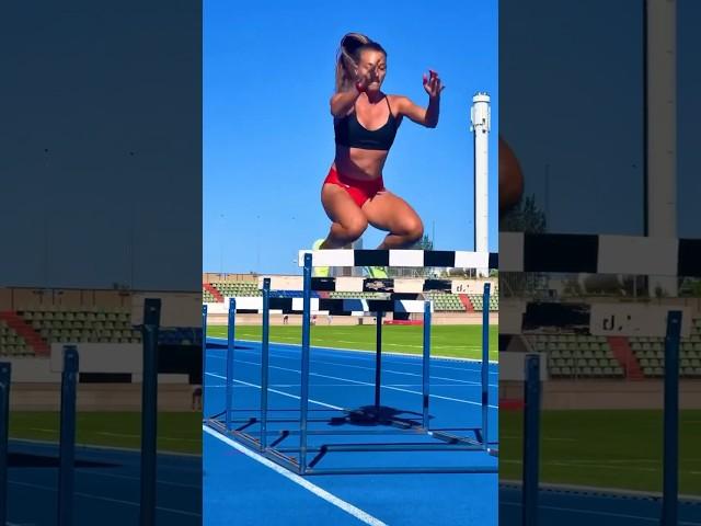 HURDLE JUMPS  #trackandfield #jump #running #run