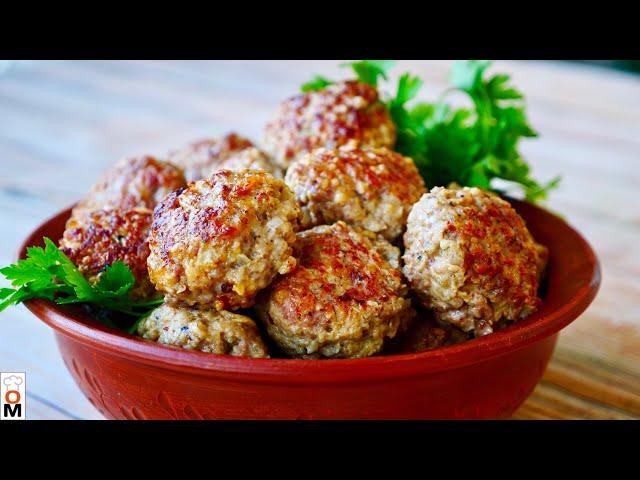 Meat Rissoles with Oatmeal Recipe (Very Tender and Juicy)