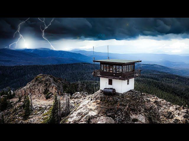 Braving a Thunderstorm in Mountain Top Cabin! 11,000 Feet