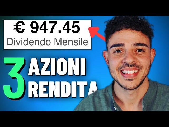 Redditi Passivi: 3 Azioni per guadagnare 1000€ al mese!