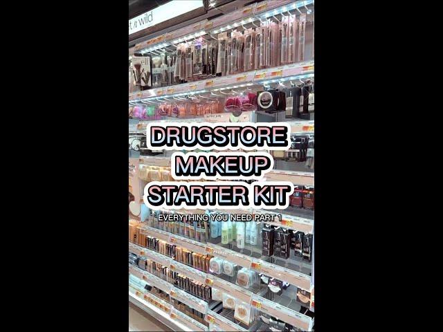 DRUGSTORE MAKEUP STARTER KIT *everything you need* #shorts #makeup #beauty #drugstoremakeup