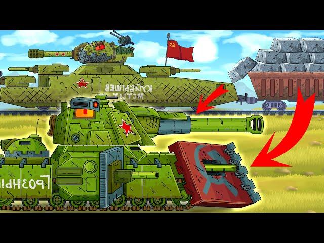 I MINED THIS METAL TO CREATE A MONSTER! - Cartoons about tanks