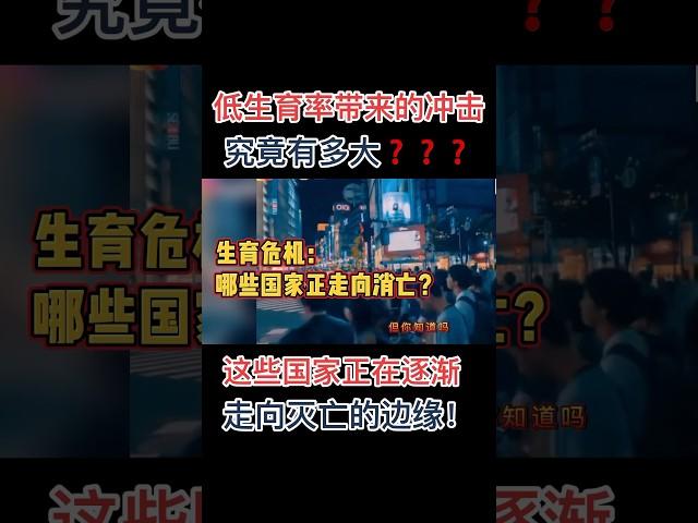 全球生育率持续走低 这些国家的未来堪忧 正一步步走向消亡！#全球 #马来西亚 ＃新加坡 ＃吉隆坡 ＃日本#韩国＃东京 #japan #japanese #tokyo #japantravel