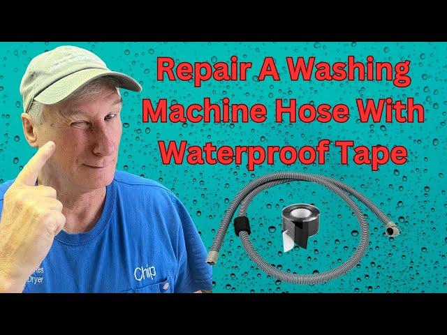 How To Easily Fix a Leaking Washing Machine Drain Hose with Waterproof Tape