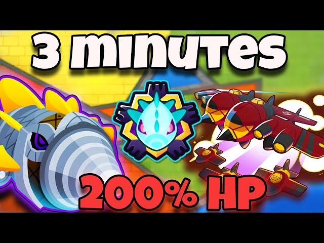 Top 50 Elite Ranked Dreadbloon 200% HP in 3:50 | Cubism (BTD6 Boss Tutorial)