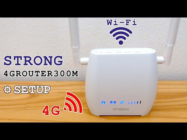 Strong 4ROUTER300M 4G Router Wi-Fi • Unboxing, installation, configuration and test