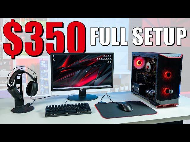 $350 FULL PC Gaming Setup and How To Upgrade It Over Time!