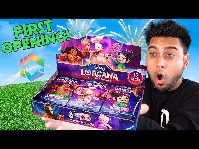 We Pulled HUGE in our Lorcana Shimmering Skies Booster Box Opening!