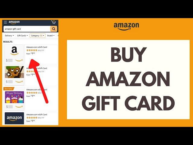 How to Buy Amazon Gift Cards Online