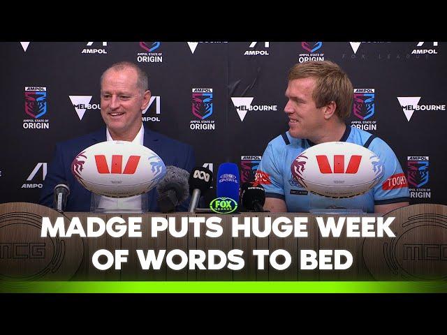"It's amazing what happens with 13 players!" | NSW Blues Press Conference | Fox League
