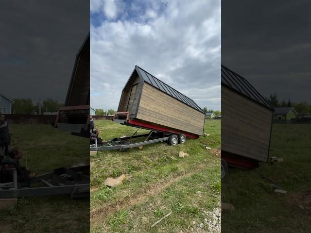 Самая крутая наша бытовка #minidom #barnhouse