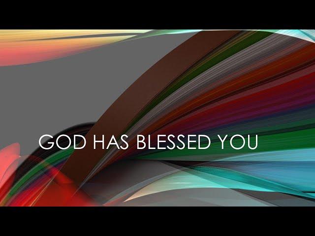 God Has Blessed You | Pastor Juan Jones