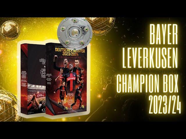 First Look - Ultimate Dropz Bayer 04 Leverkusen – Deutscher Meister Box 2023/2024