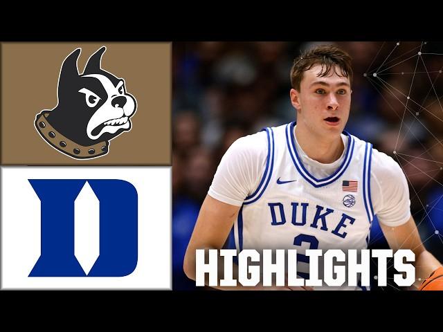 Wofford Terriers vs. Duke Blue Devils | Full Game Highlights | ESPN College Basketball