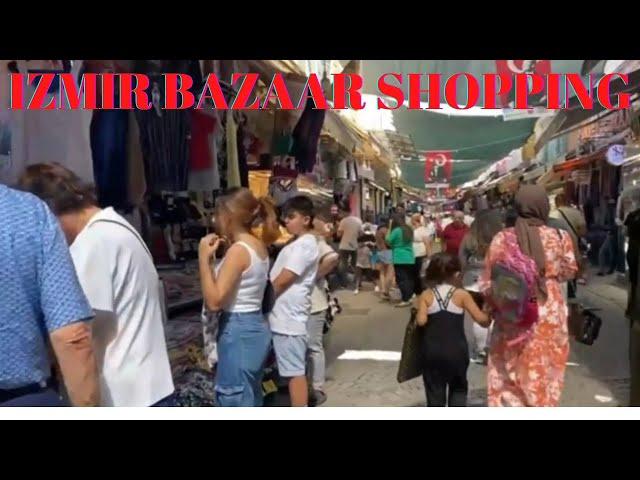 İZMİR KEMERALTI BAZAAR WALKING ! HISTORICAL BAZAAR IZMIR TURKEY !