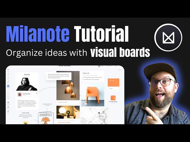 Milanote tutorial for beginners (building a second brain)