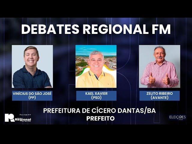 DEBATES REGIONAL FM: CANDIDATOS A PREFEITO DE CÍCERO DANTAS 03/10/2024