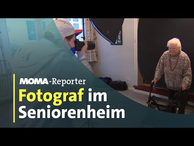 Bilder fürs Selbstwertgefühl: Portraitaufnahmen im Pflegeheim | ARD-Morgenmagazin