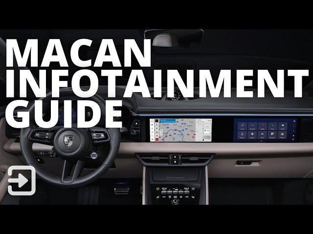 Porsche Macan Electric 2024 Infotainment Guide