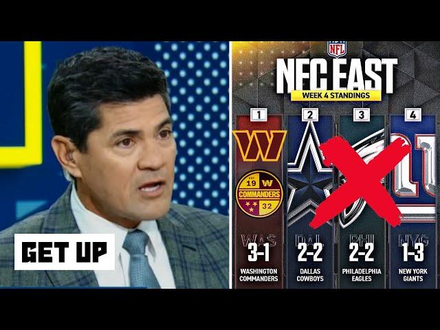 GET UP | "Commanders are going to win NFC East!" - Tedy Bruschi warns to Cowboys, Eagles on Jayden