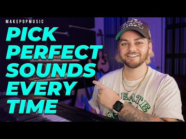 THE #1 PROBLEM WITH AMATEUR PRODUCTIONS (How To Master Sound Selection) | Make Pop Music