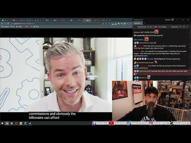 Hasan Reacts To "I Met 94 Billionaires...Here's 6 Things I Learned" (@sellitsalestraining)