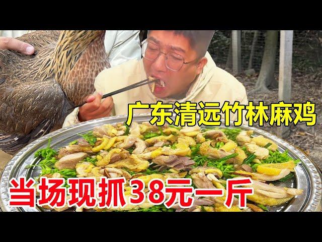 Guangdong Qingyuan bamboo forest hemp chicken  now grab 38 yuan a kilo  steamed for 4 minutes  tend