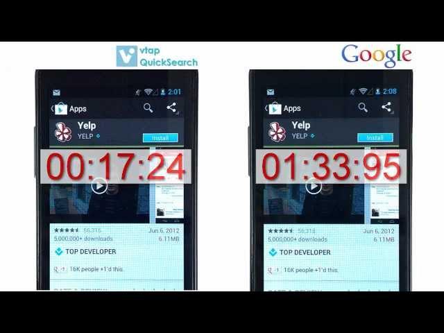 vtap QuickSearch Comparison with Google.mp4