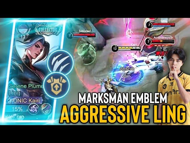 LING MARKSMAN EMBLEM | AGGRESSIVE GAMEPLAY