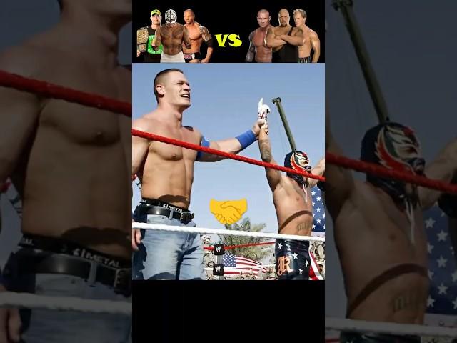 Rey Mysterio, John Cena & Batista vs. Randy Orton & Jeri-Show | WWE Phonk Edit  #wwe #reymysterio