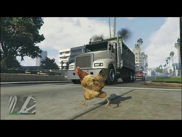 GTA V : Why did the chicken cross the road?