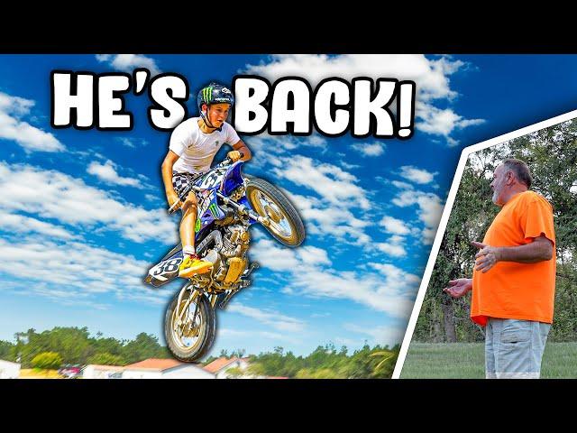 Hudson Deegan Back On The Bike!! We Got Kicked Out Of The Lake!