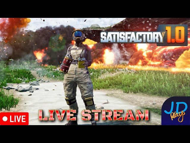  Live ️ Are you Satisfied ️ Satisfactory Live Stream 16 Lets Play, Tutorial, Walkthrough