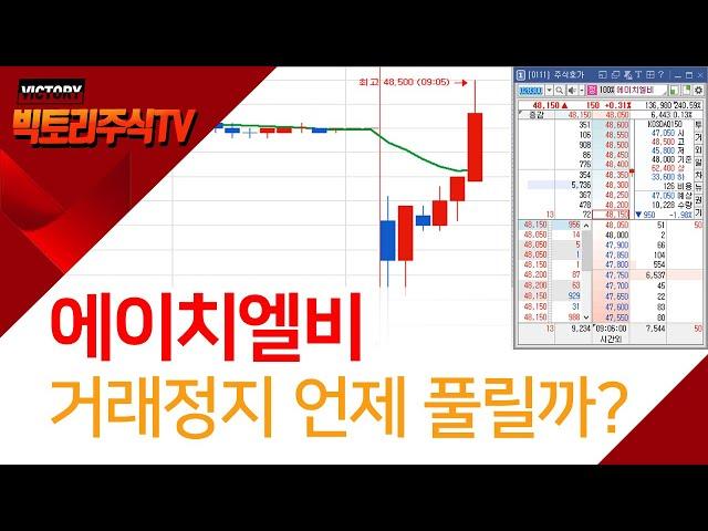 에이치엘비 거래정지 빠르면 오늘 해제된다. (f. 바른손 졸스 흡수합병)