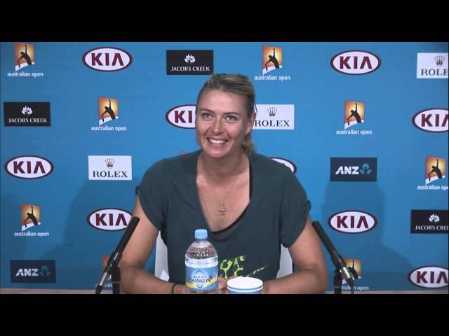 Sharapova's Admiration For Aussie Journo | 2014 Australian Open