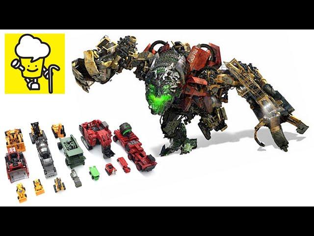 Transformer Devastator Movie combine Overload Scrapper Mixmaster Scavenger Hightower Long Haul