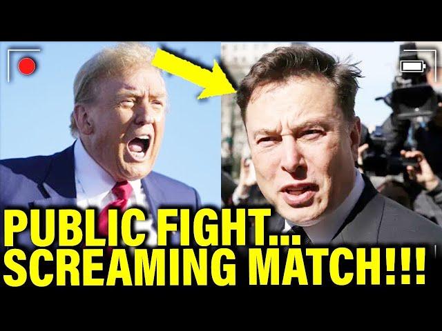 Elon Musk and Trump HAVE SCREAMING FIGHT At MAR-A-LAGO TONIGHT!