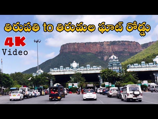 Tirumala Tirupati ghat Road complete journey 4k video