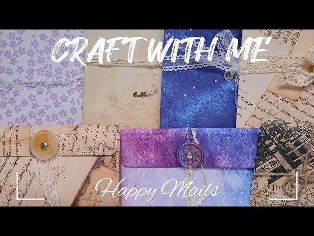 ASMR Crafting | Happy Mail Folders & Pockets